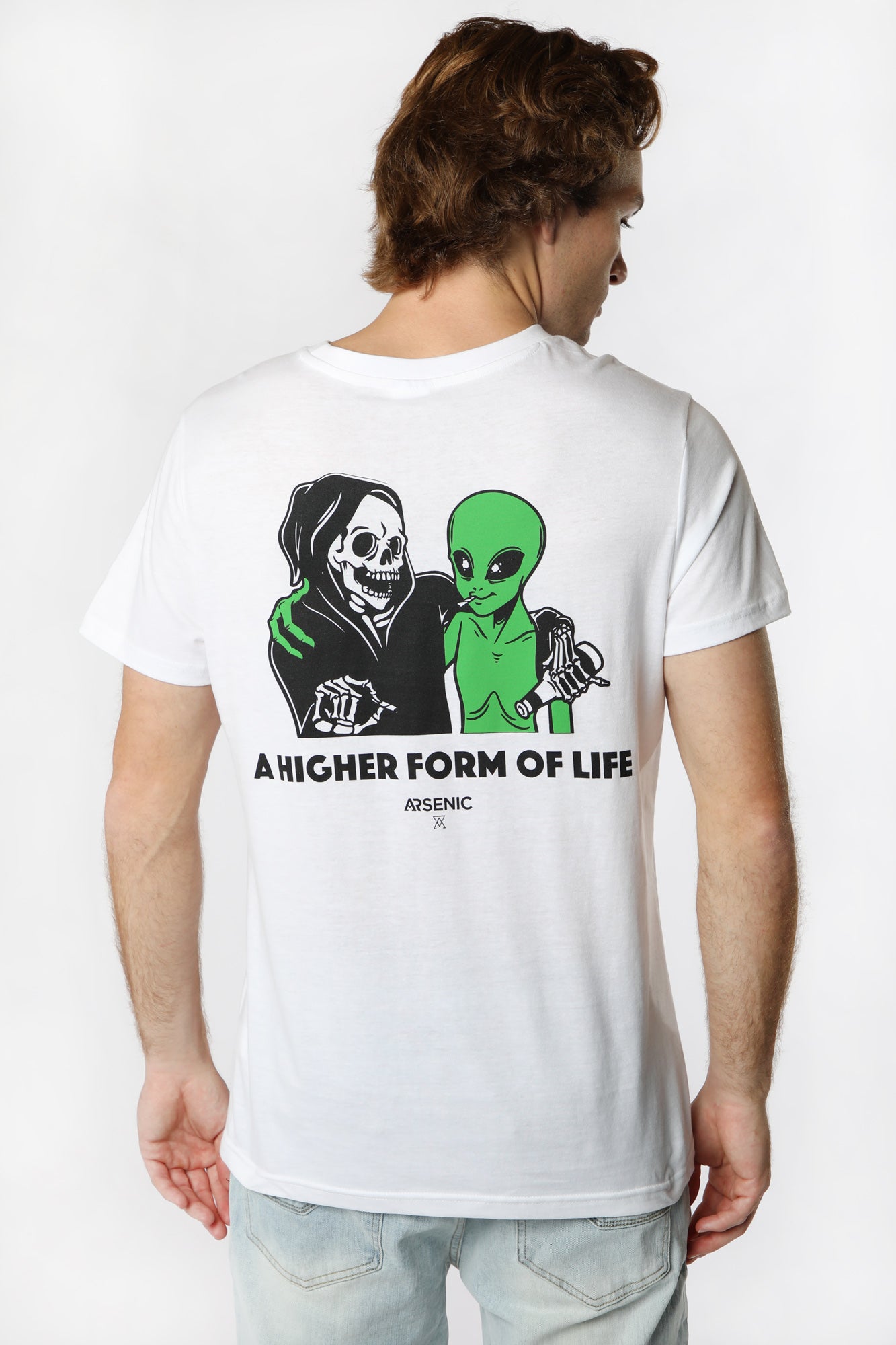 Arsenic Mens High Life T-Shirt - White /
