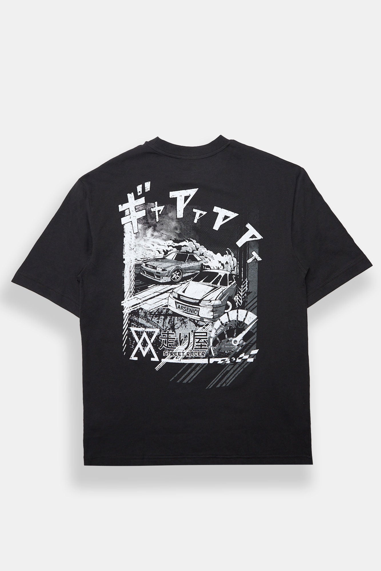 Arsenic Street Racer Graphic Oversized Tee - /