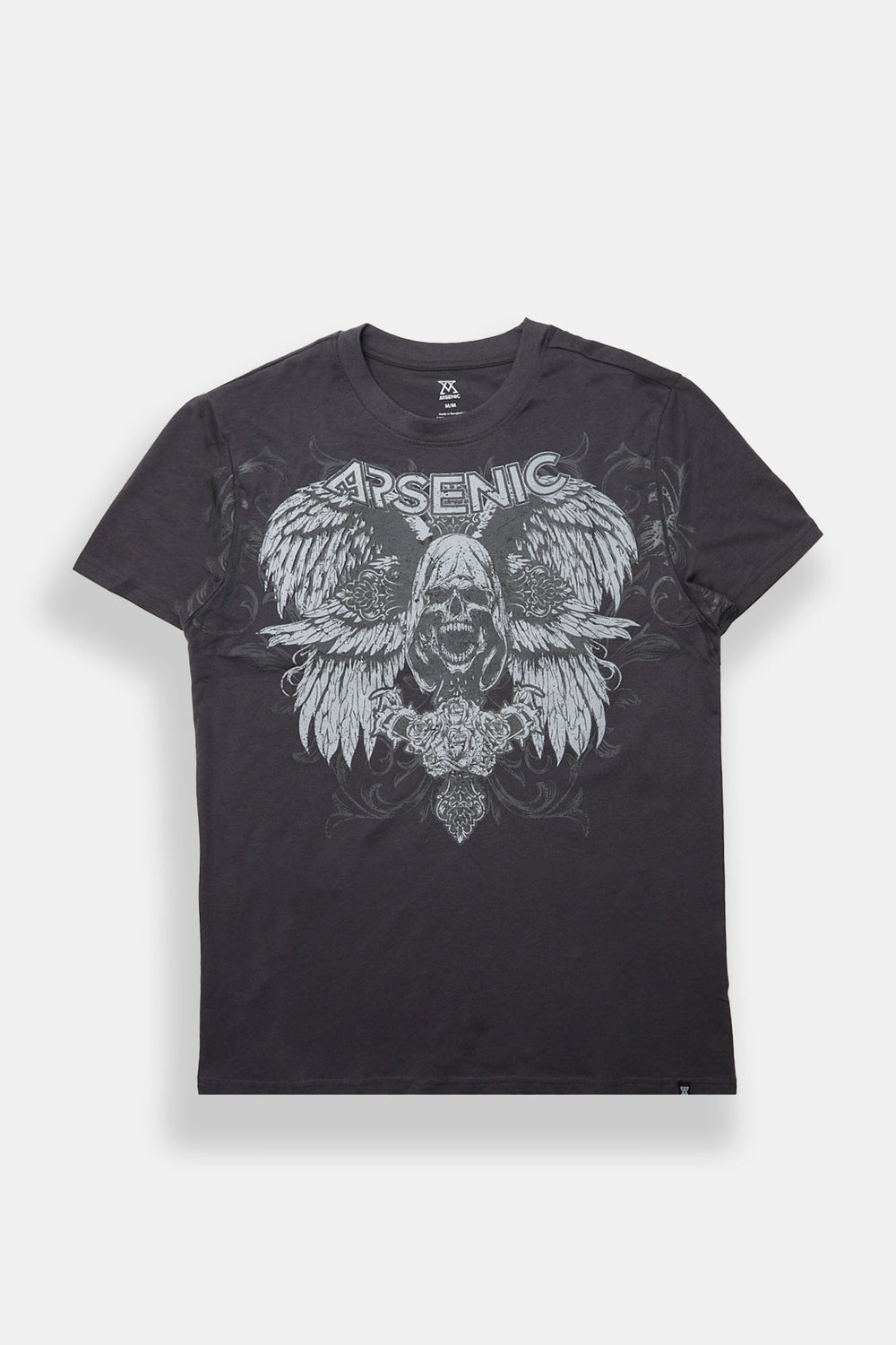 T-shirt imprimé faucheur ailé Arsenic T-shirt imprimé faucheur ailé Arsenic