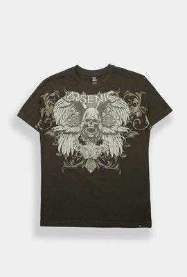 T-shirt imprimé faucheur ailé Arsenic
