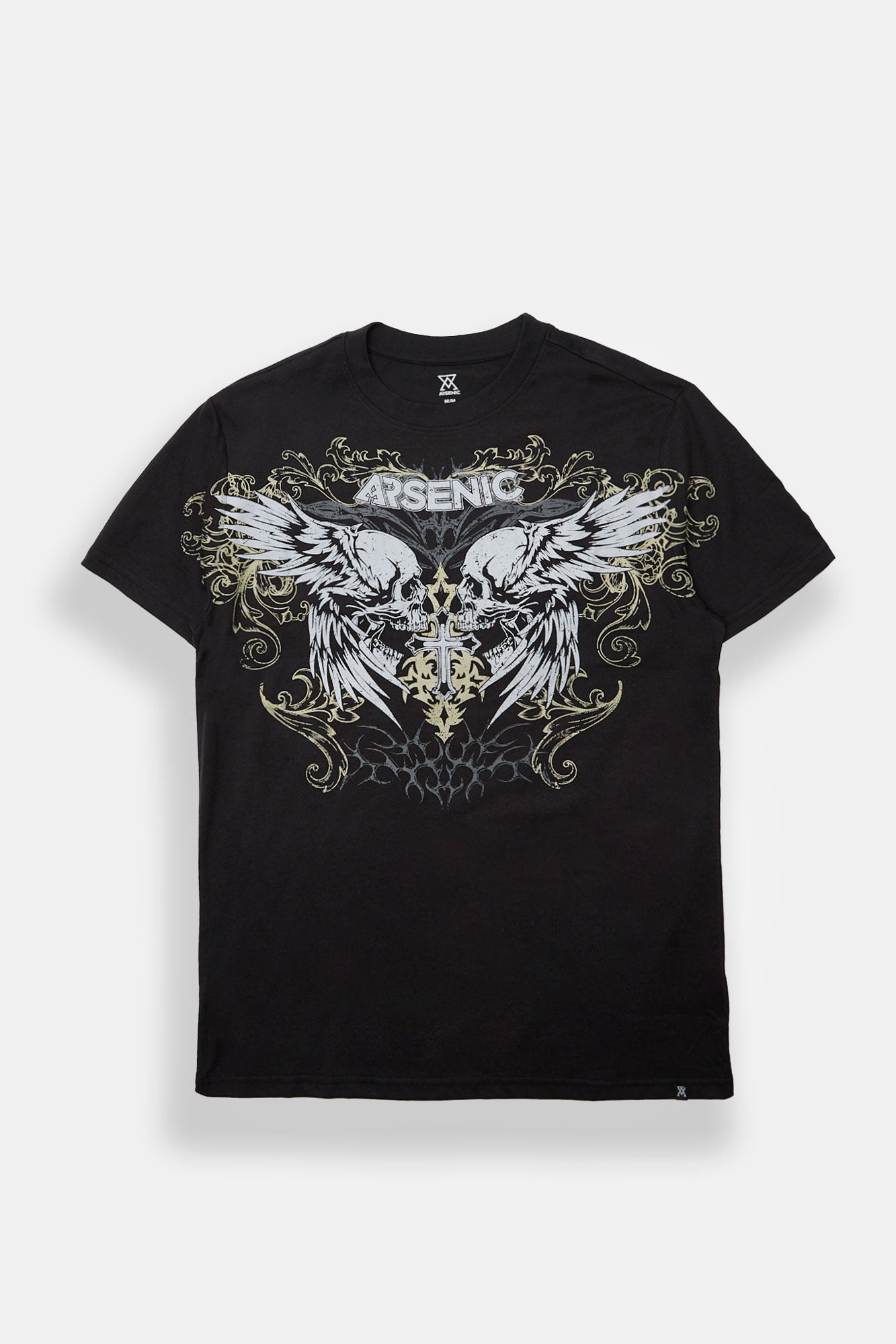 Arsenic Winged Skulls Graphic Tee - /