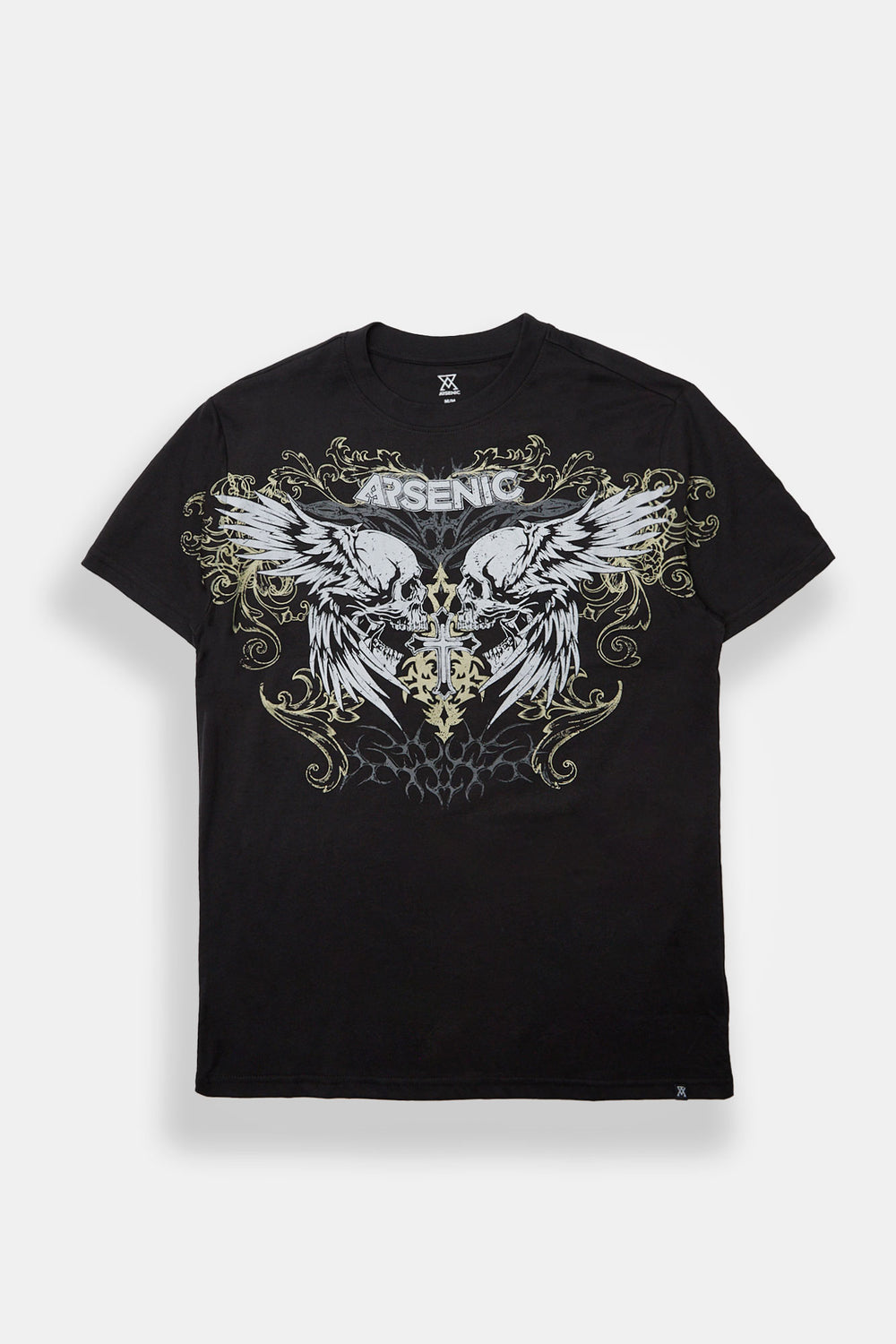 Arsenic Winged Skulls Graphic Tee Arsenic Winged Skulls Graphic Tee