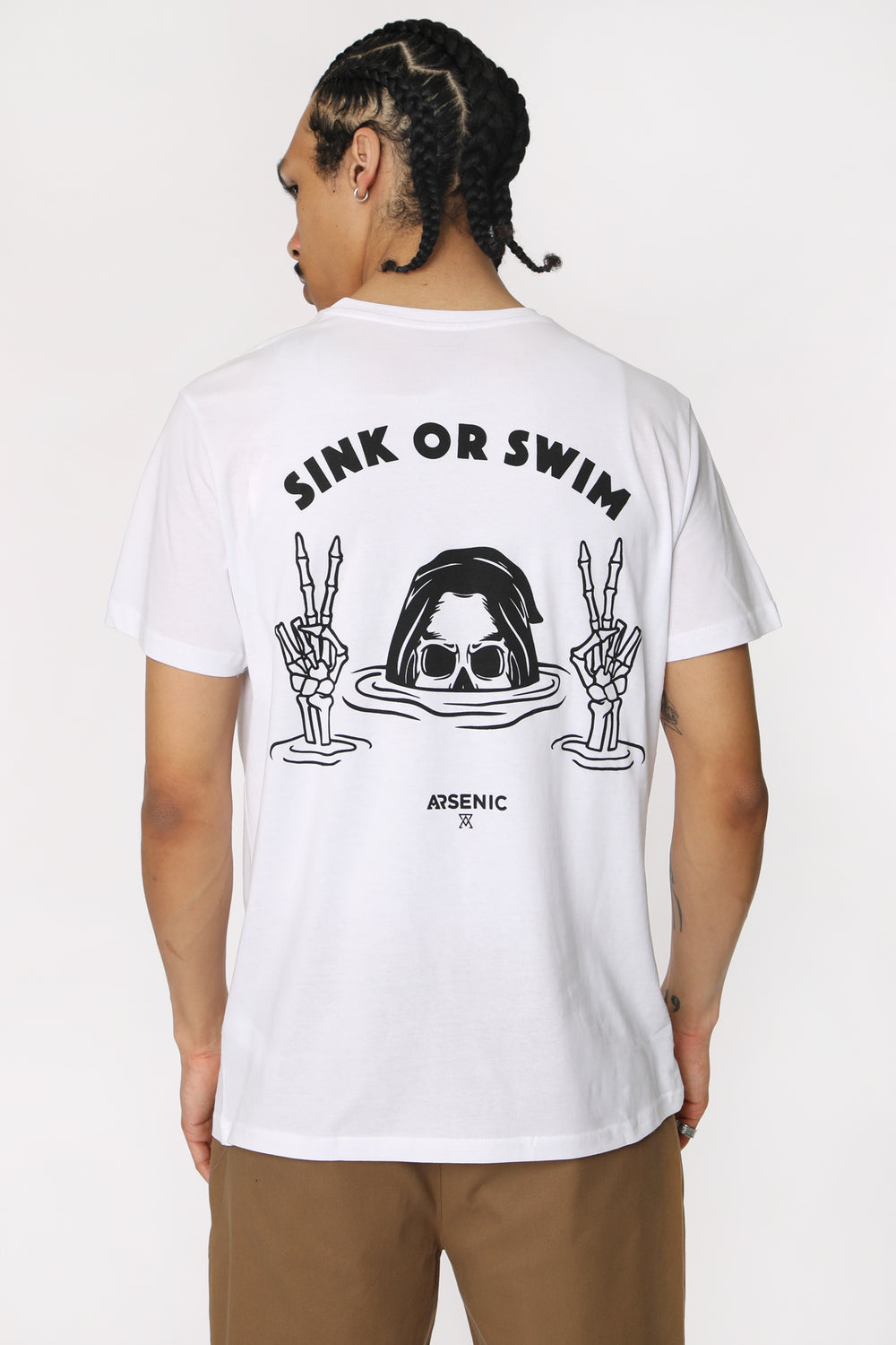 T-Shirt Imprimé Sink Or Swim Arsenic Homme T-Shirt Imprimé Sink Or Swim Arsenic Homme