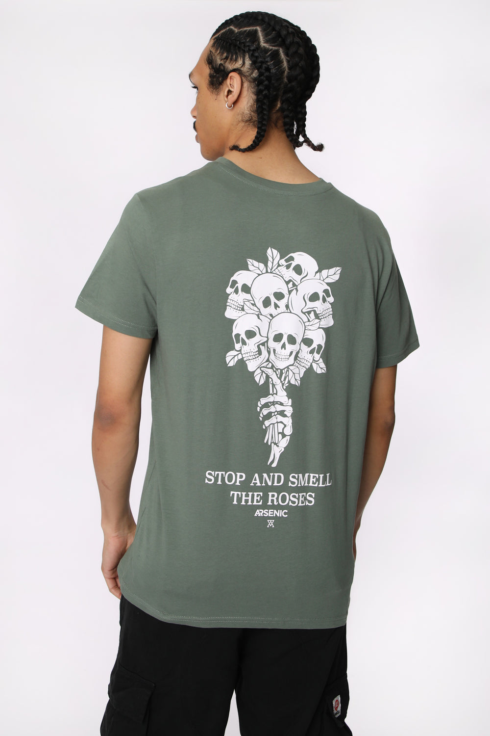 T-Shirt Imprimé Bouquet Têtes de Mort Arsenic Homme T-Shirt Imprimé Bouquet Têtes de Mort Arsenic Homme