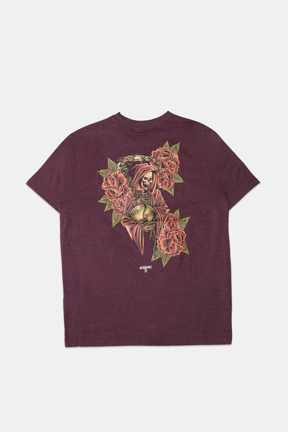 Arsenic Mens Reaper & Roses T-Shirt Arsenic Mens Reaper & Roses T-Shirt