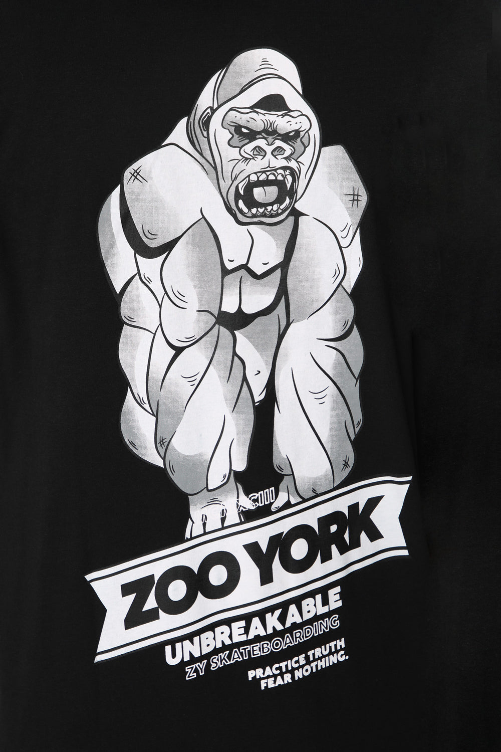 Zoo York Mens Gorilla Unbreakable T-Shirt Zoo York Mens Gorilla Unbreakable T-Shirt