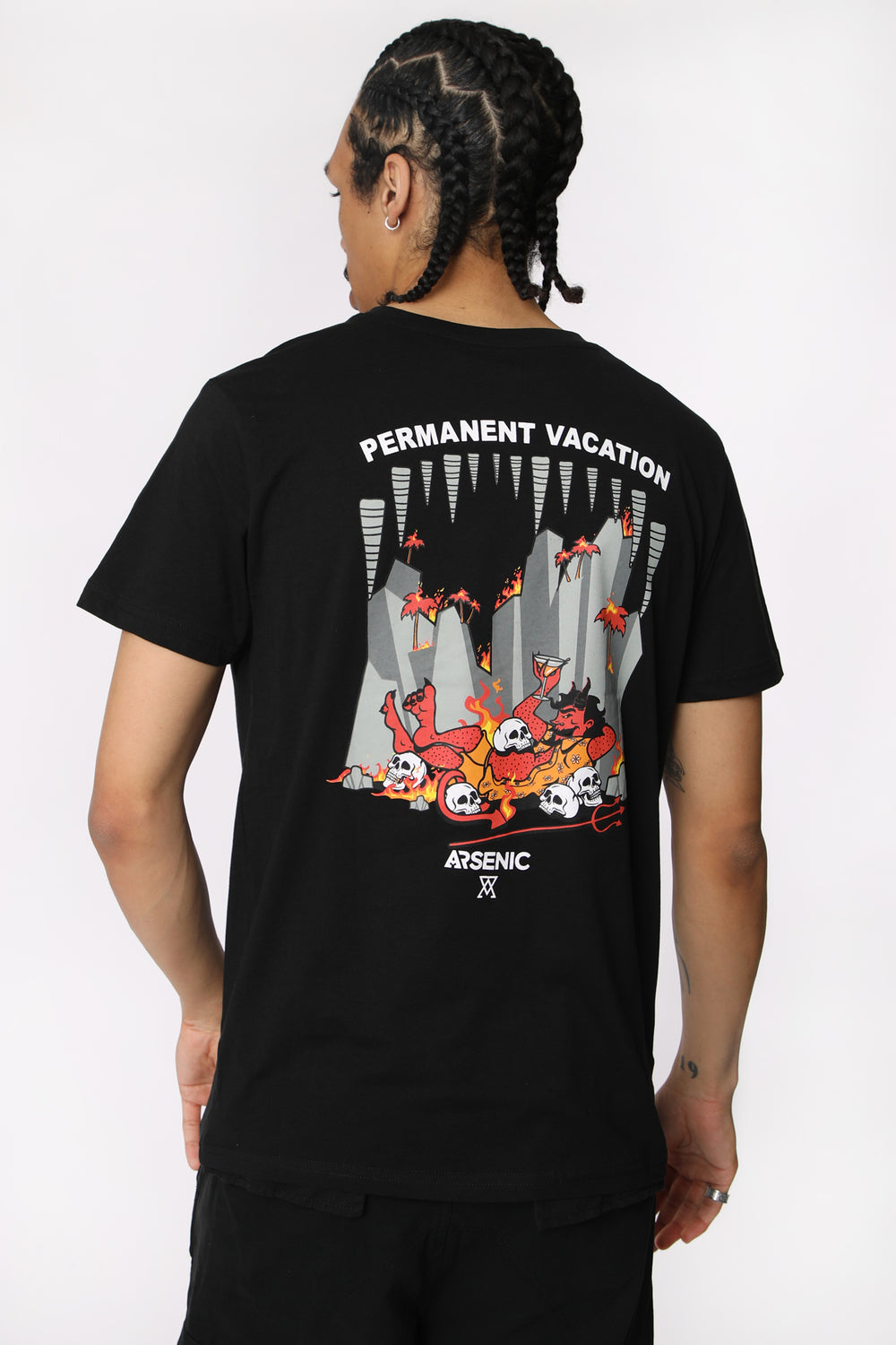 T-Shirt Permanent Vacation Arsenic Homme T-Shirt Permanent Vacation Arsenic Homme
