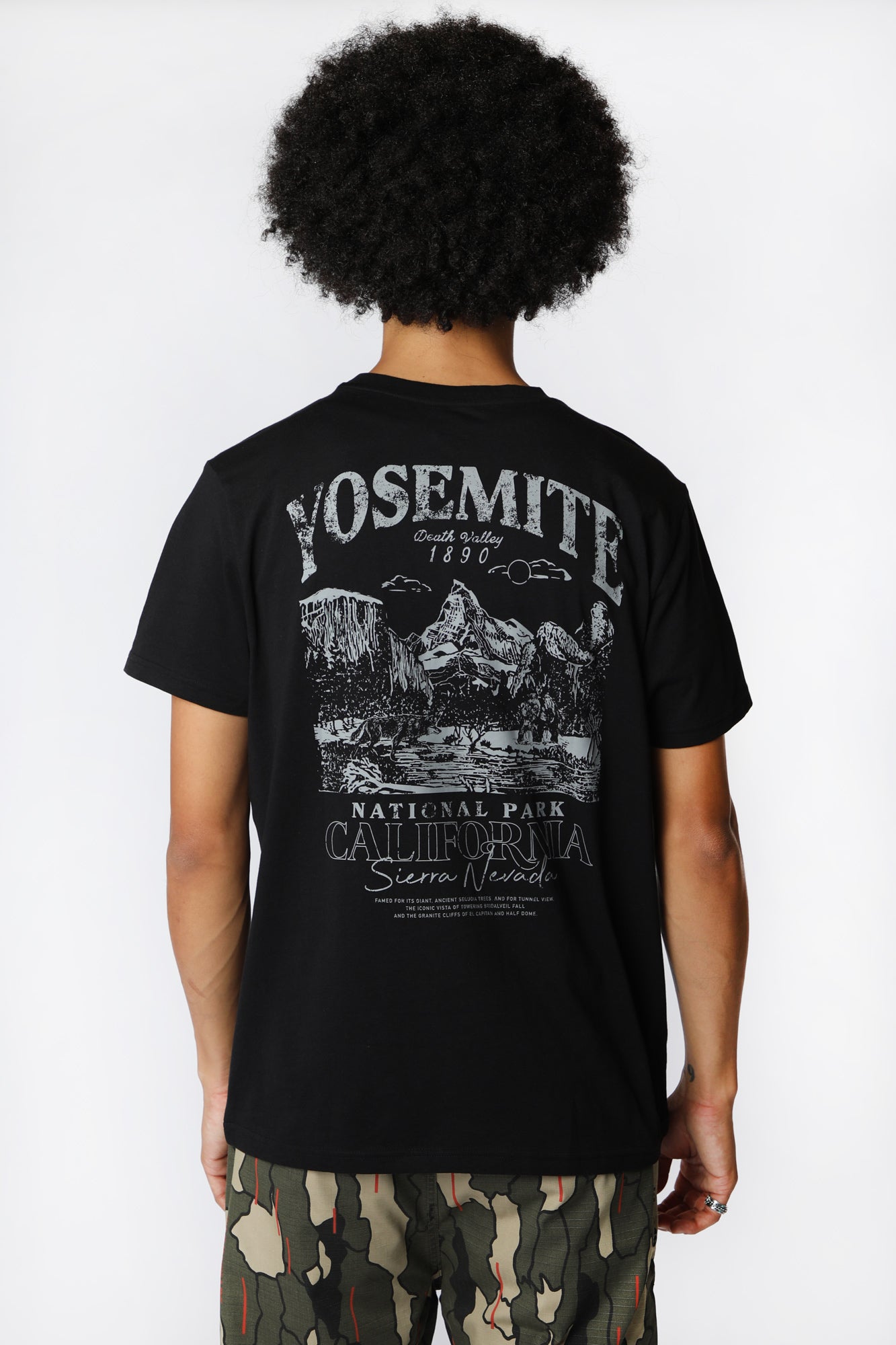 Death Valley Mens Yosemite T-Shirt - Black /