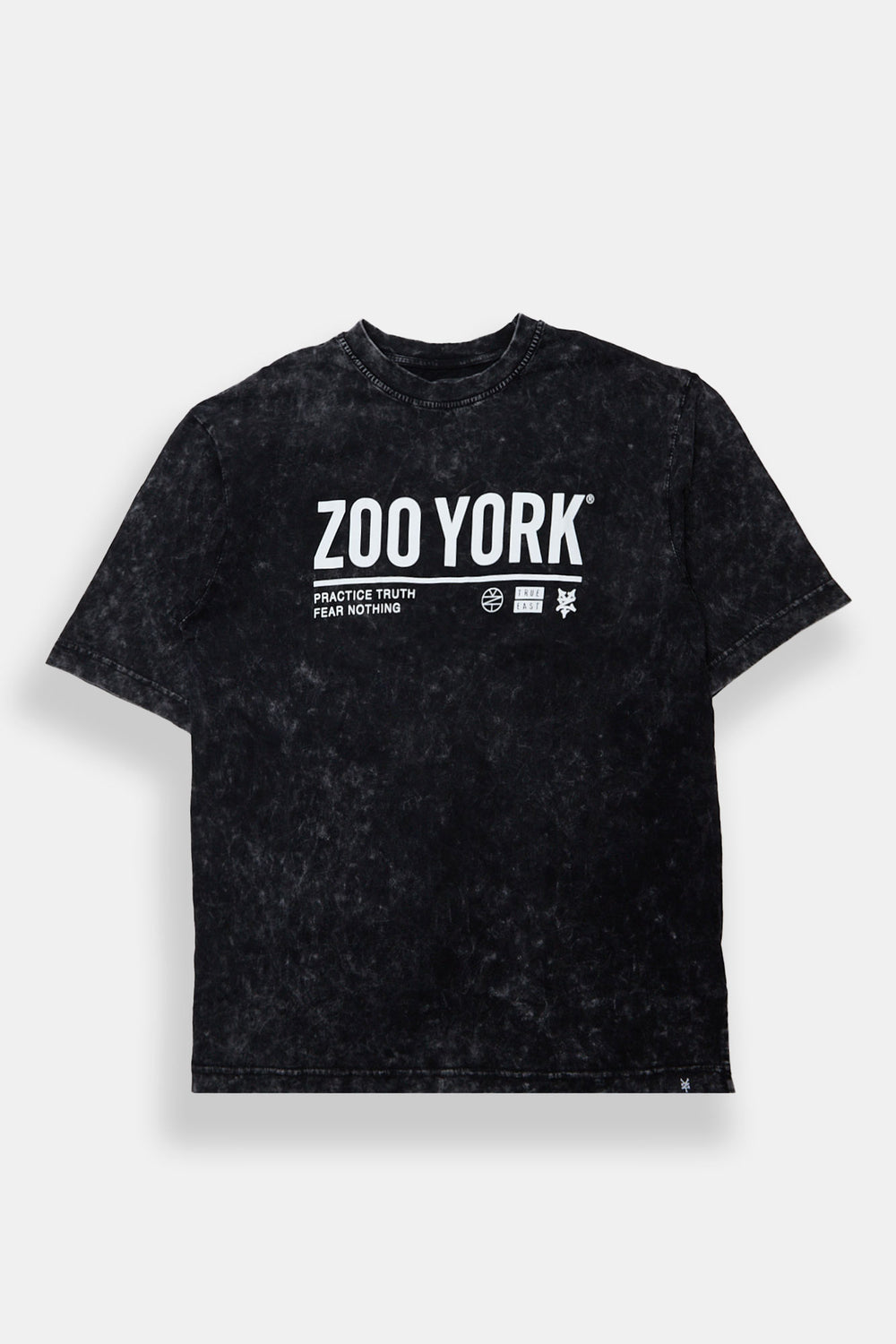 T-shirt surdimensionné délavé imprimé Logo Zoo York T-shirt surdimensionné délavé imprimé Logo Zoo York