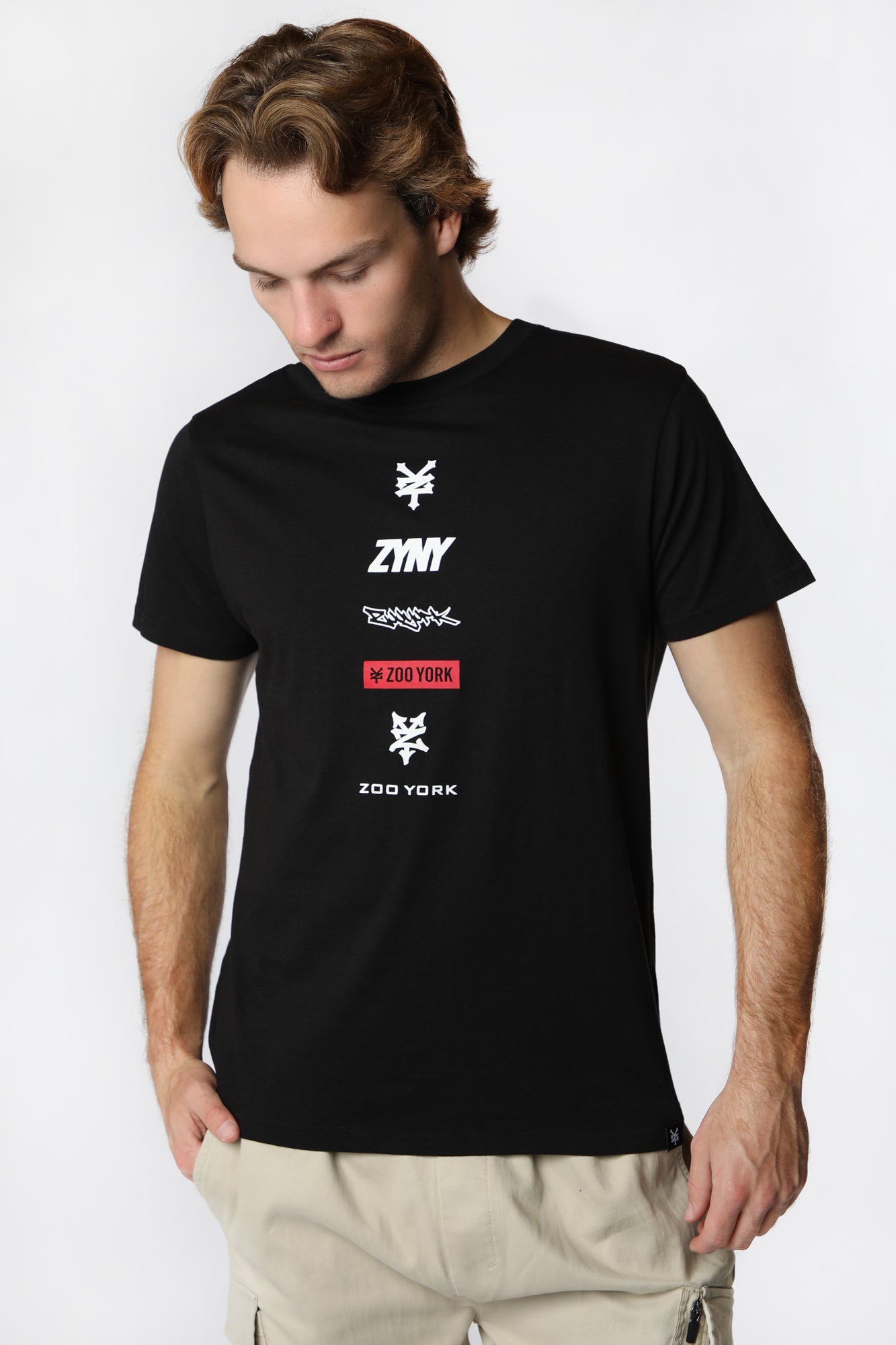 Zoo York Mens Multi Logo T-Shirt - /