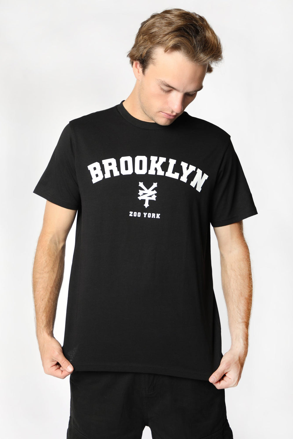 Zoo York Mens Brooklyn Logo Graphic T-Shirt Zoo York Mens Brooklyn Logo Graphic T-Shirt