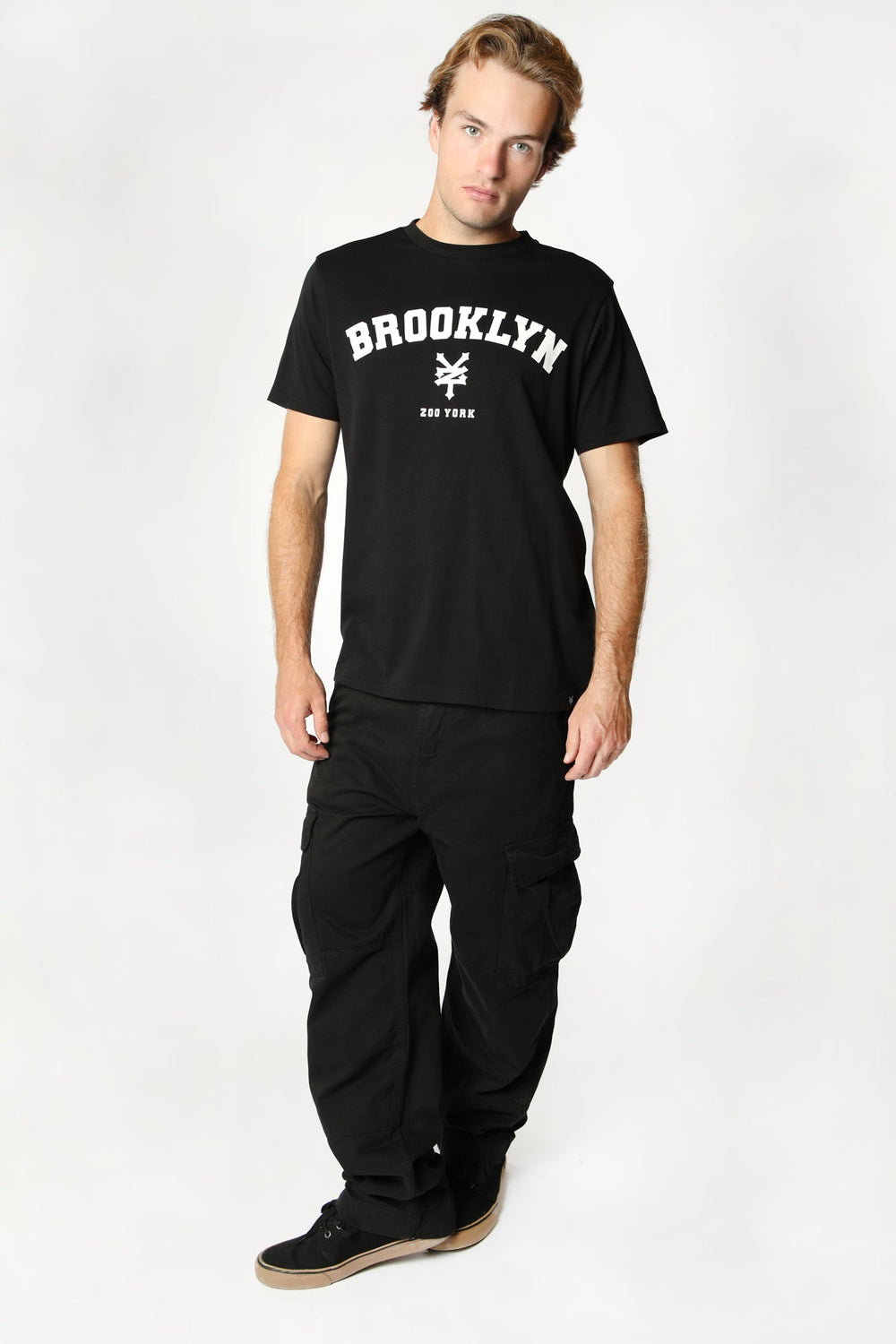 Zoo York Mens Brooklyn Logo Graphic T-Shirt Zoo York Mens Brooklyn Logo Graphic T-Shirt