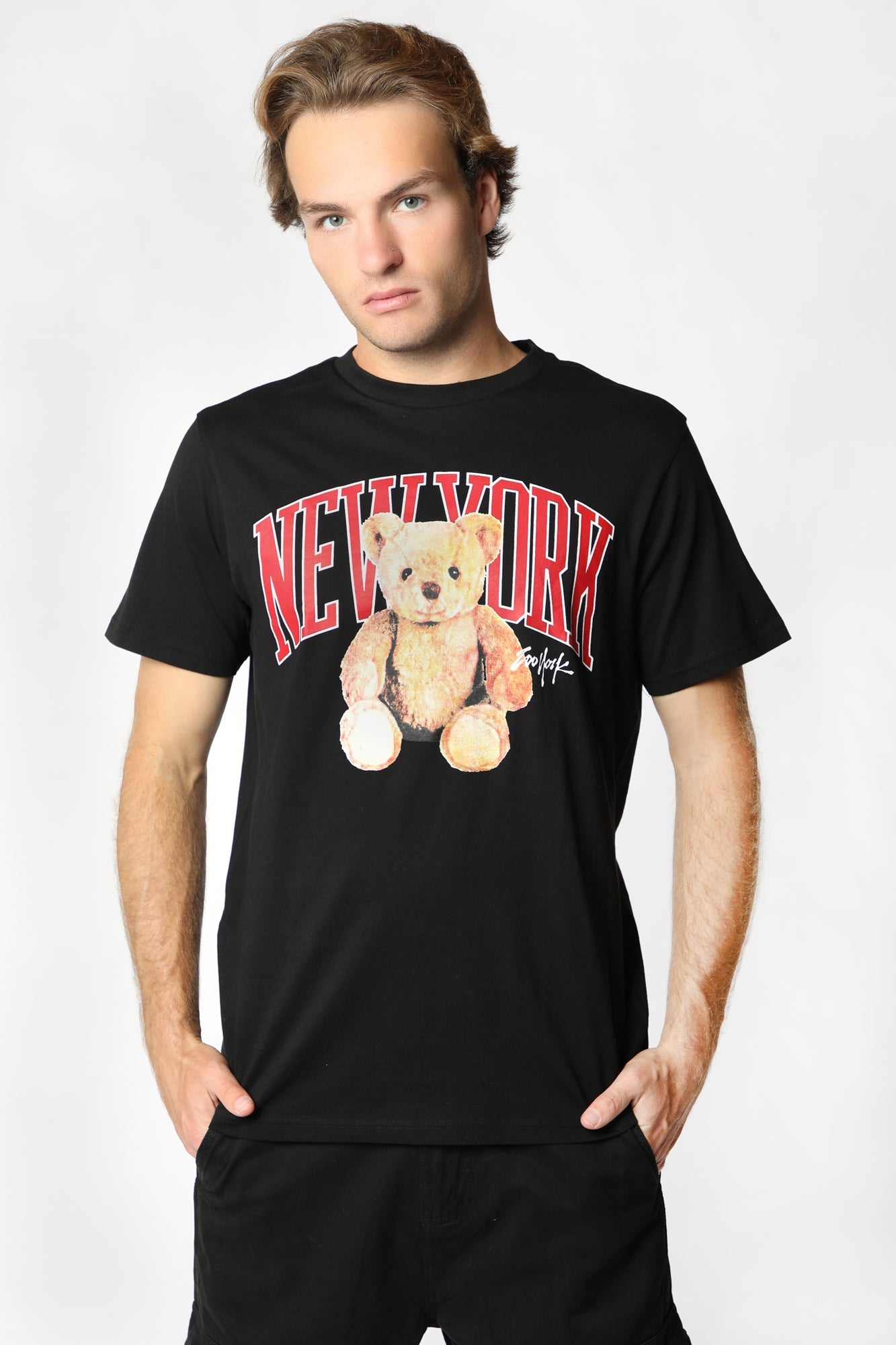 Zoo York Mens NYC Teddy T-Shirt - Plaid /