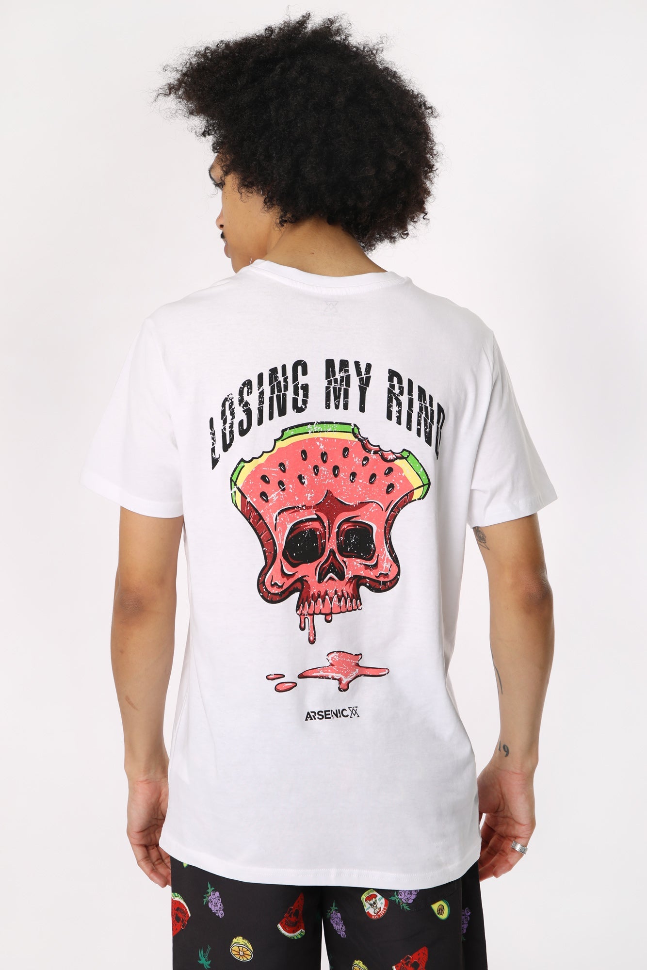 Arsenic Mens Losing My Rind T-Shirt - White /