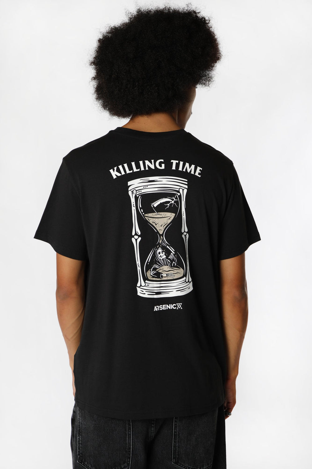 T-Shirt Imprimé Killing Time Arsenic Homme Noir