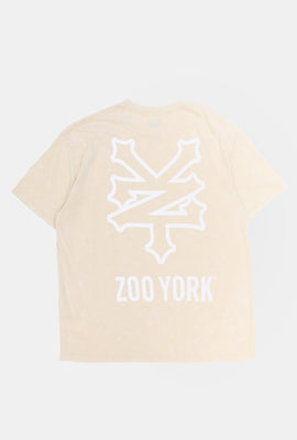 T-shirt délavé à coupe décontractée Zoo York Homme