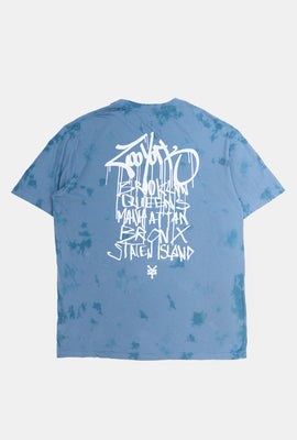 Zoo York Mens Washed Relaxed Logo T-Shirt