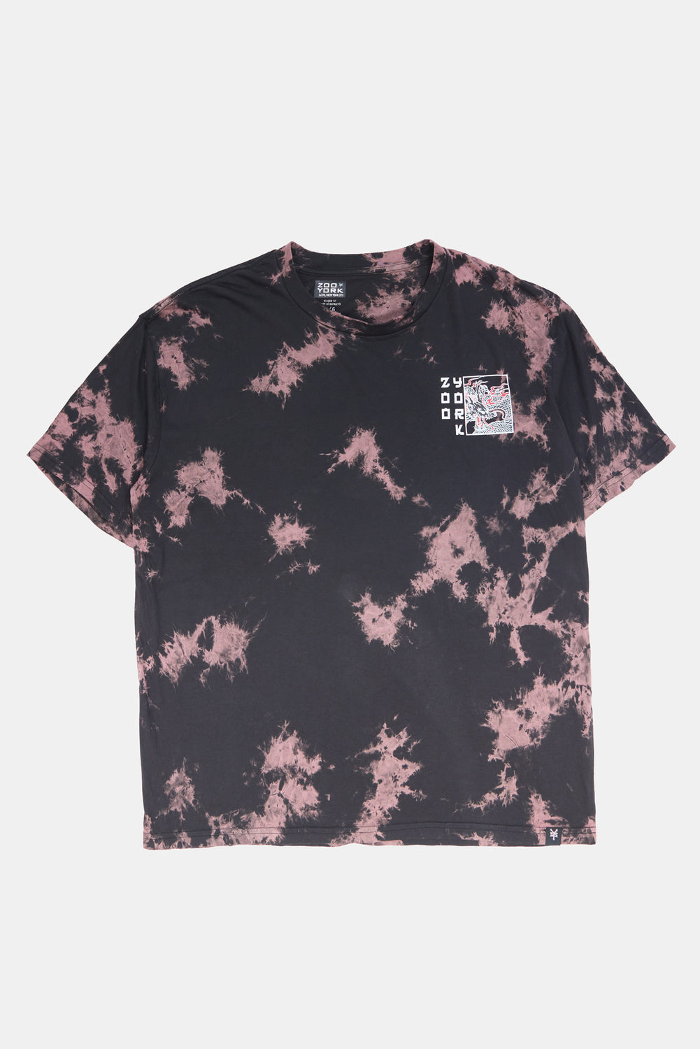 Zoo York Mens Tie-Dye Dragon T-Shirt Zoo York Mens Tie-Dye Dragon T-Shirt