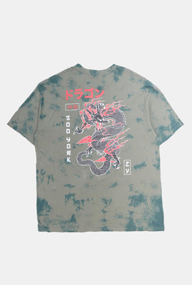 Zoo York Mens Tie-Dye Dragon T-Shirt