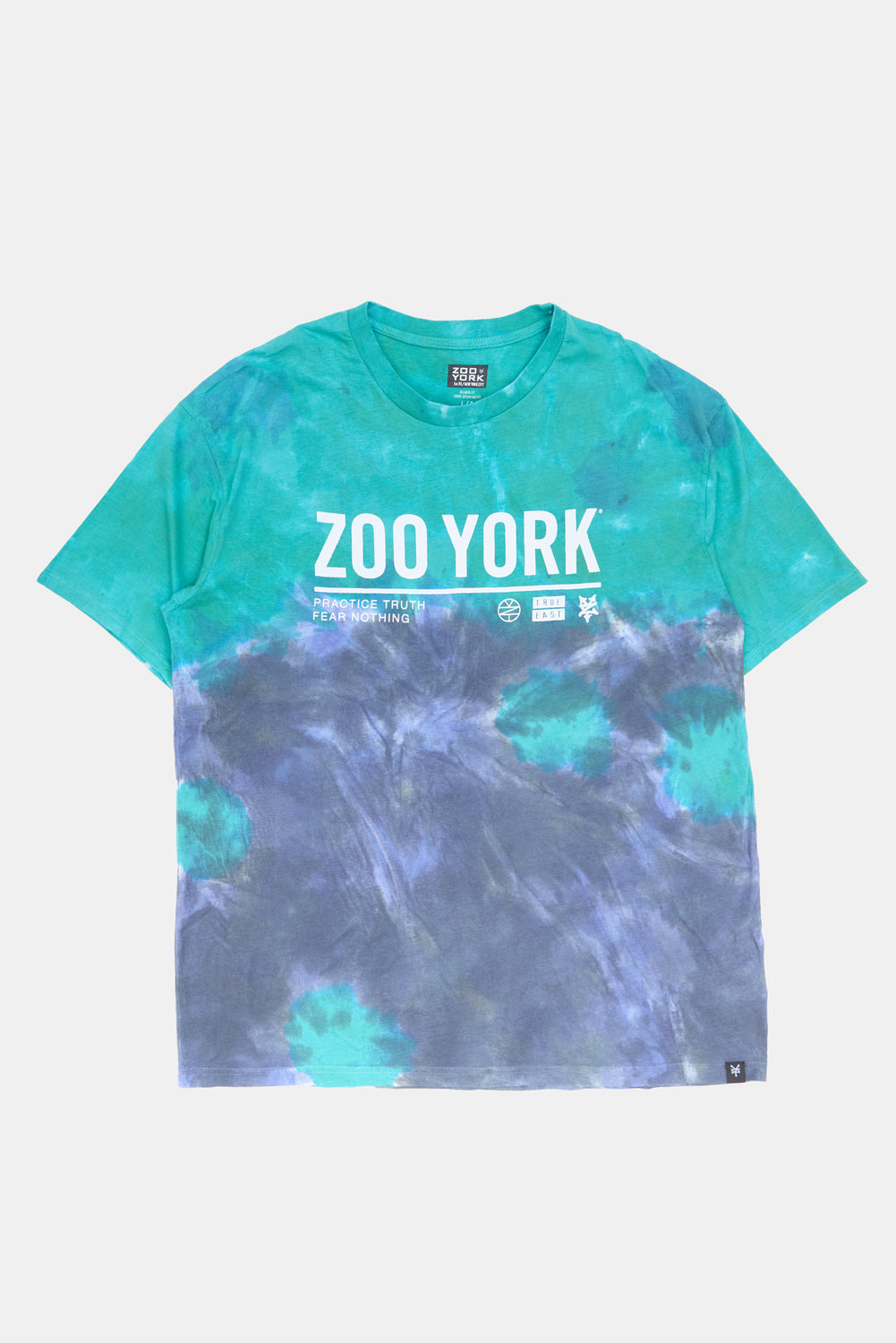 T-shirt tie-dye imprimé logo Zoo York Homme T-shirt tie-dye imprimé logo Zoo York Homme