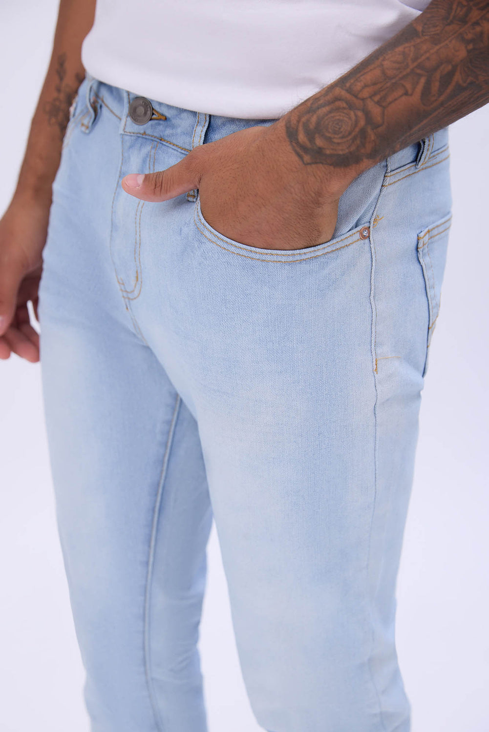 Mens Light Blue Skinny Jeans Mens Light Blue Skinny Jeans