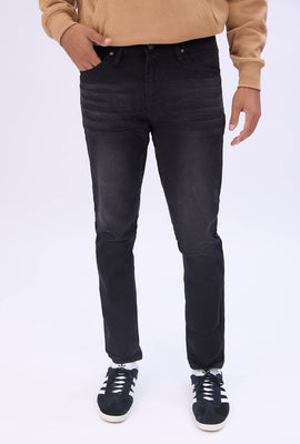 Mens Black Wash Skinny Jeans