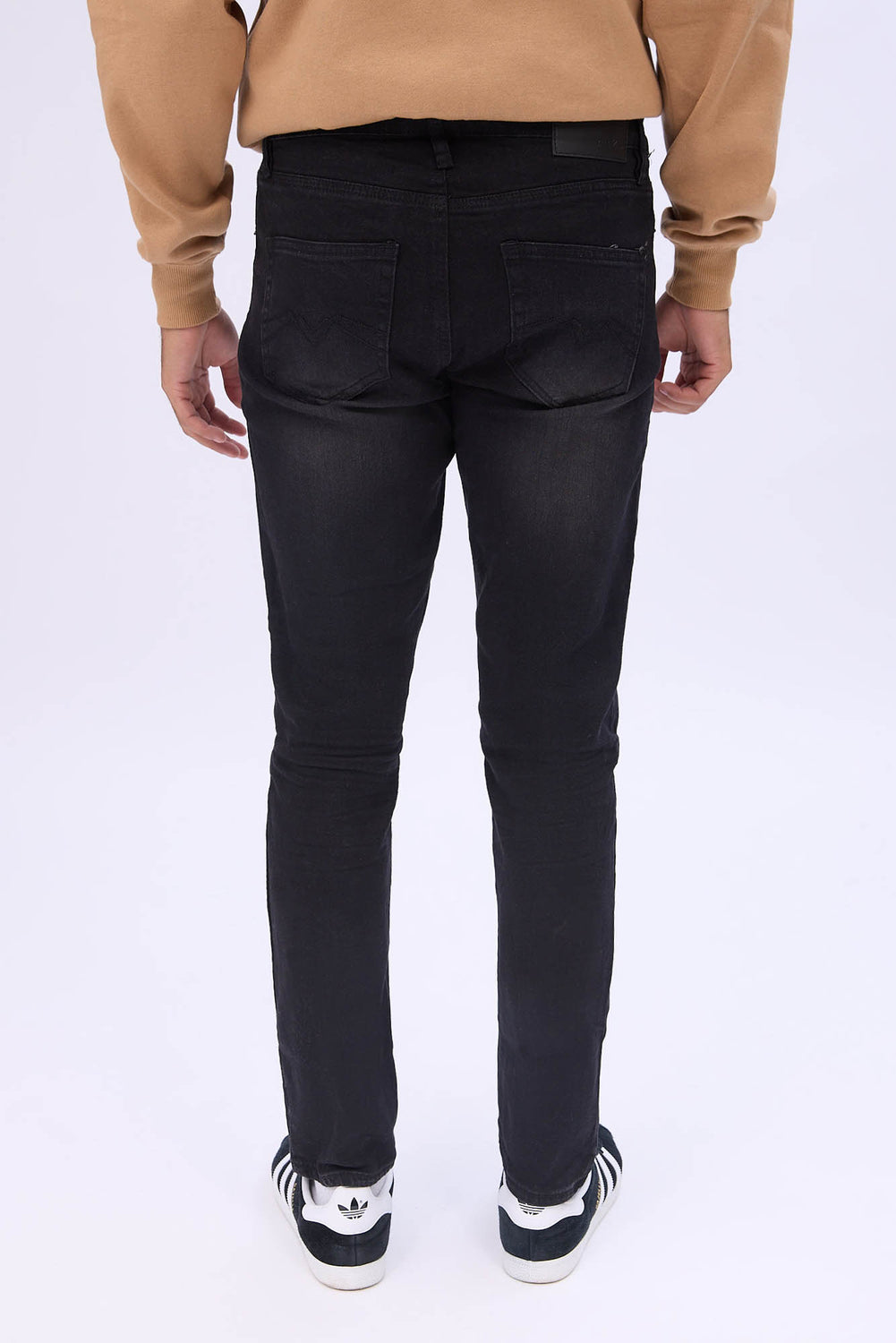 Mens Black Wash Skinny Jeans Mens Black Wash Skinny Jeans