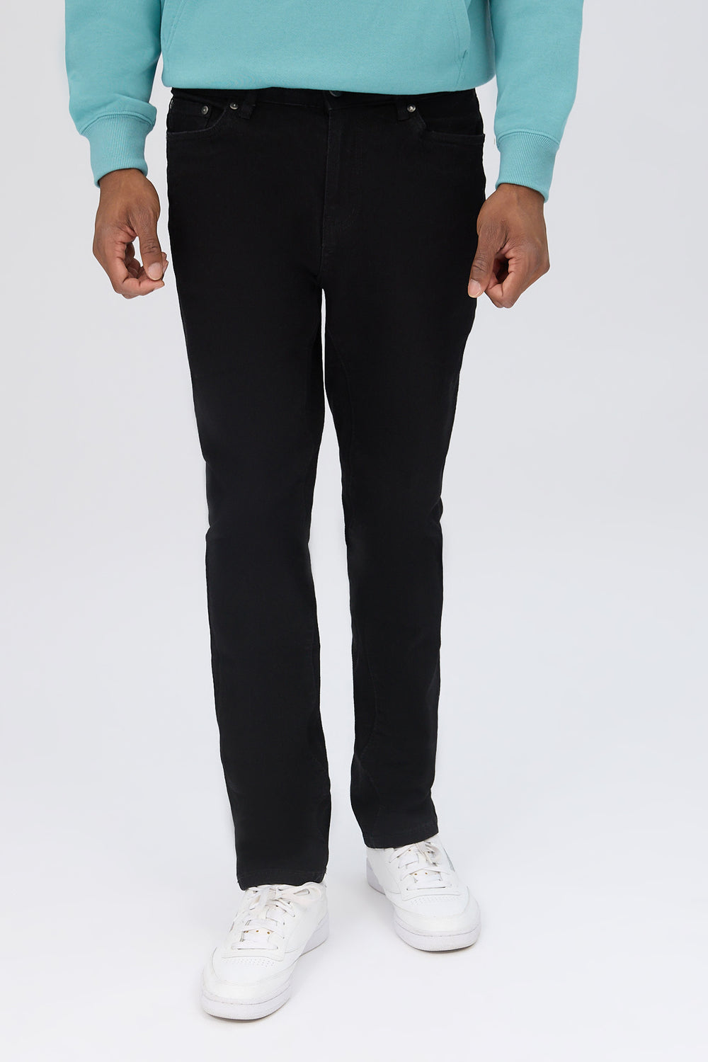 West49 Mens Black Slim Jeans West49 Mens Black Slim Jeans