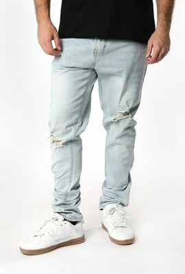 West49 Mens Distressed Skinny Jeans