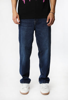 West49 Mens Dark Stone Relaxed Jeans