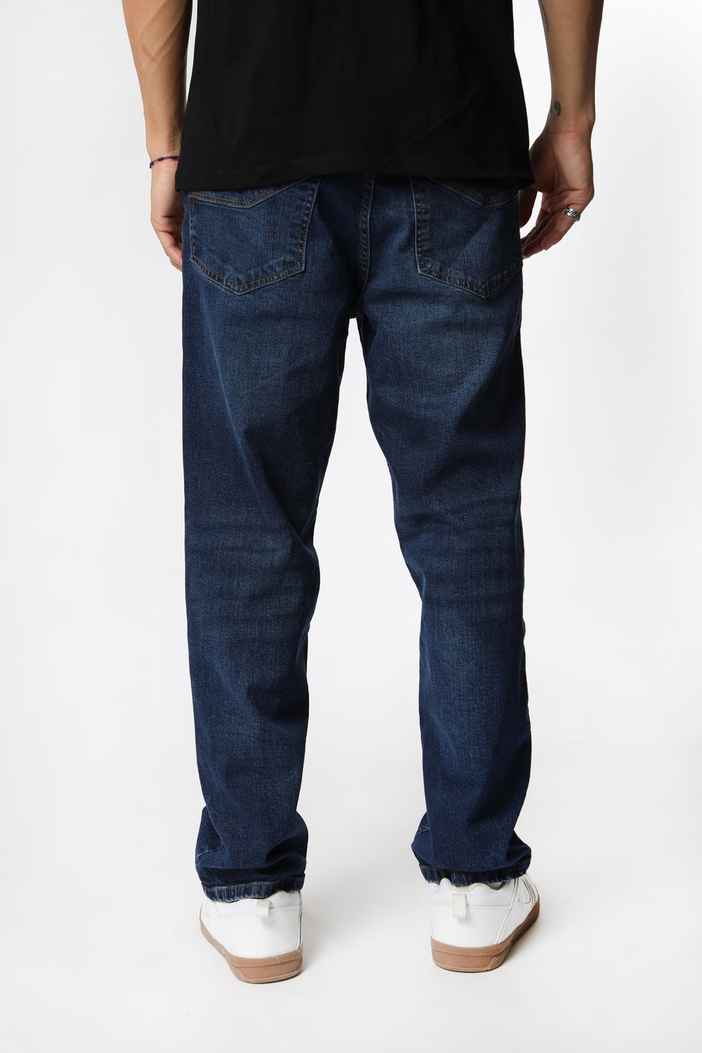West49 Mens Dark Stone Relaxed Jeans West49 Mens Dark Stone Relaxed Jeans