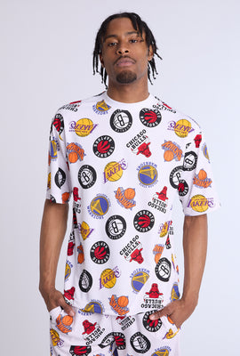 Haut en maille logo NBA homme