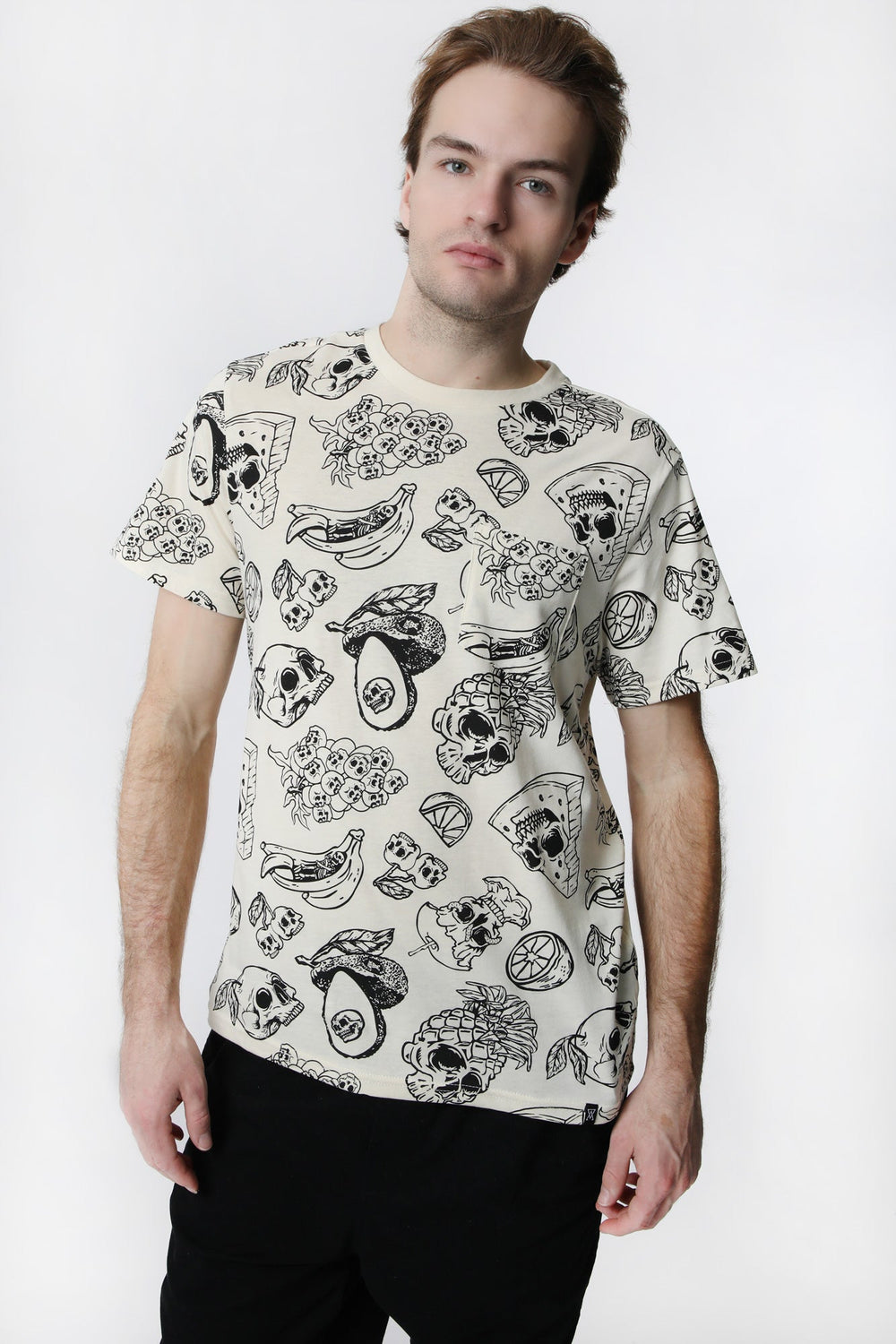 T-Shirt Imprimé avec Poche Arsenic Homme T-Shirt Imprimé avec Poche Arsenic Homme