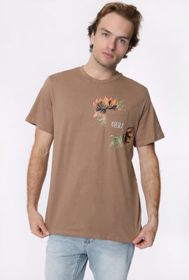Zoo York Mens Floral Pocket T-Shirt