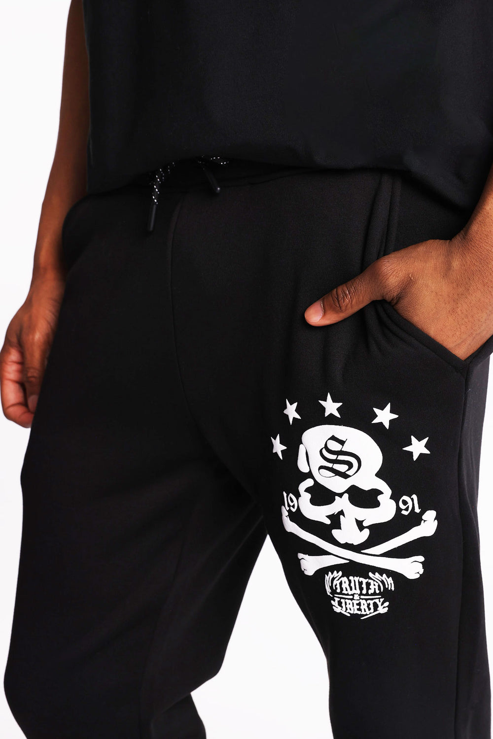 Southpole Skull Graphic Fleece Jogger Southpole Skull Graphic Fleece Jogger