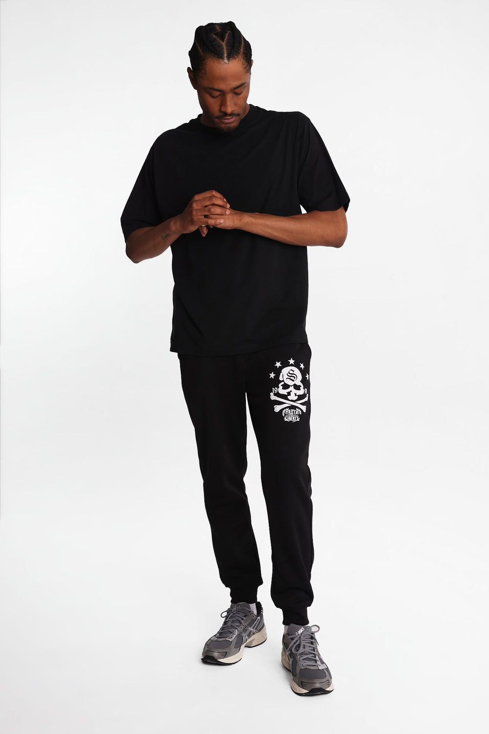 Southpole Skull Graphic Fleece Jogger Southpole Skull Graphic Fleece Jogger