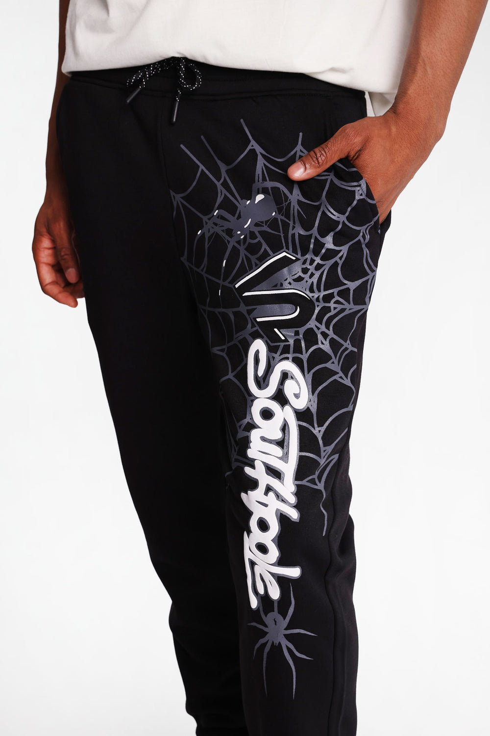 Southpole Spider Web Graphic Fleece Jogger Southpole Spider Web Graphic Fleece Jogger