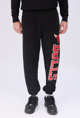 Jogger en molleton logo Chicago Bulls homme