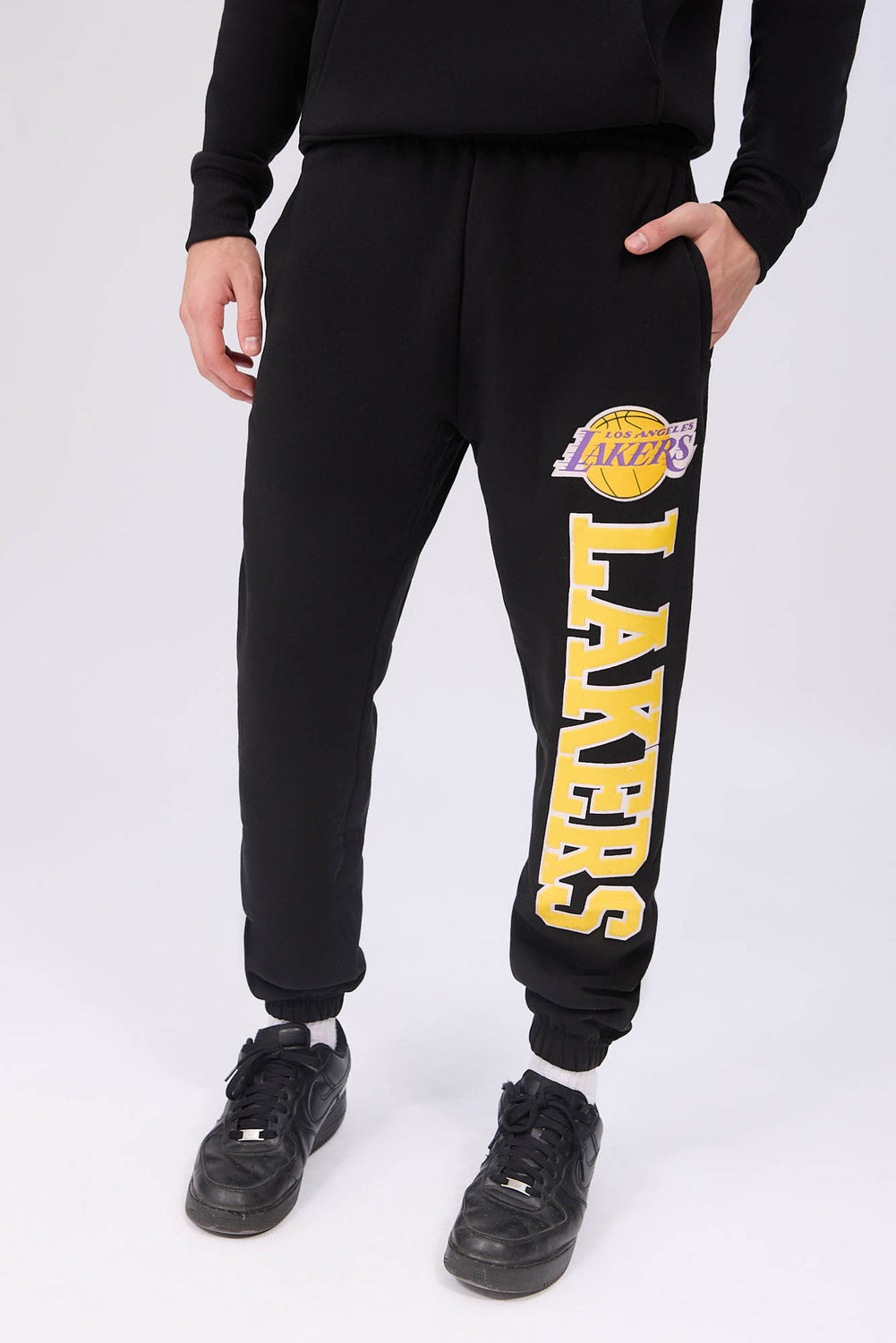 Jogger en molleton logo LA Lakers homme Jogger en molleton logo LA Lakers homme