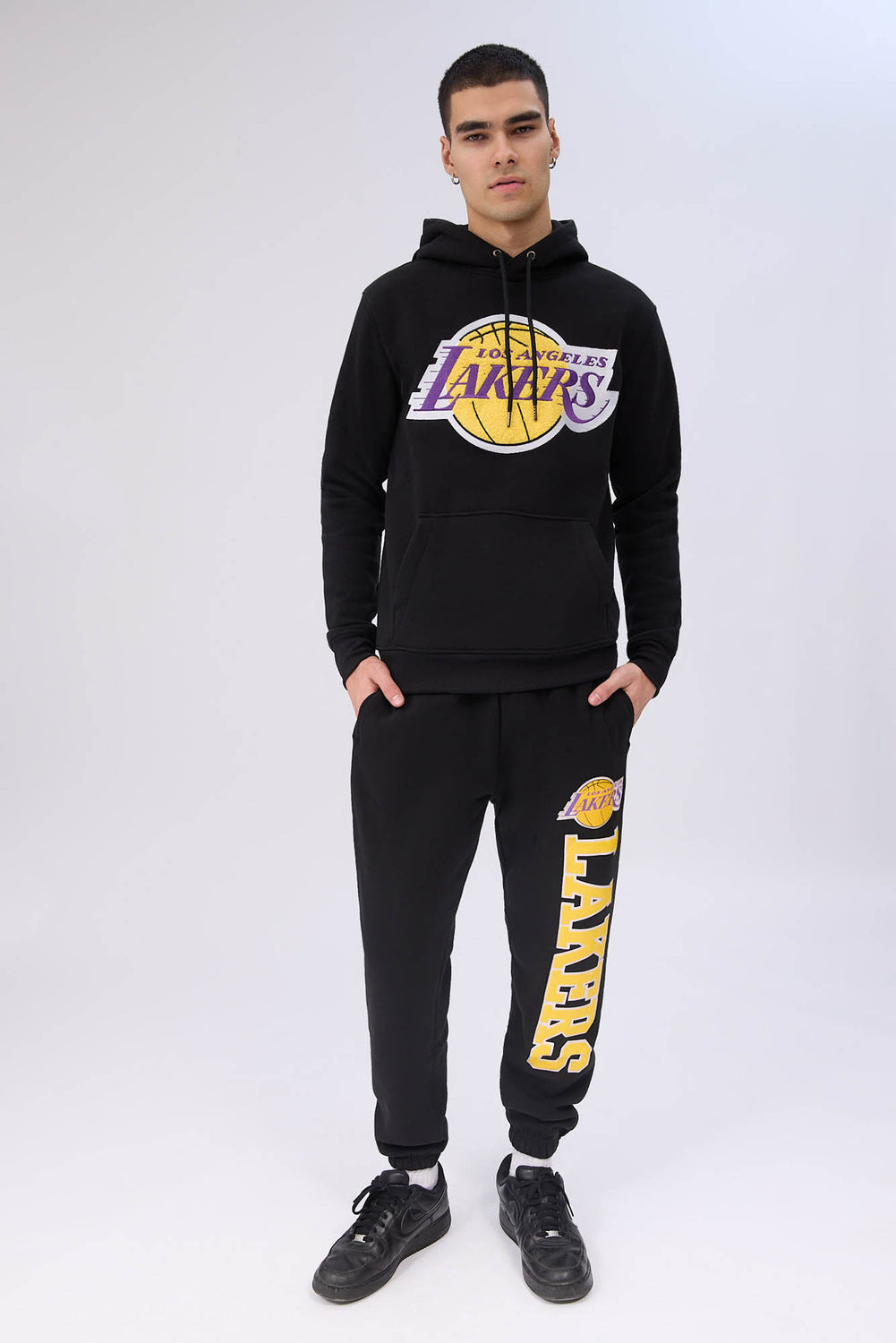 Jogger en molleton logo LA Lakers homme Jogger en molleton logo LA Lakers homme