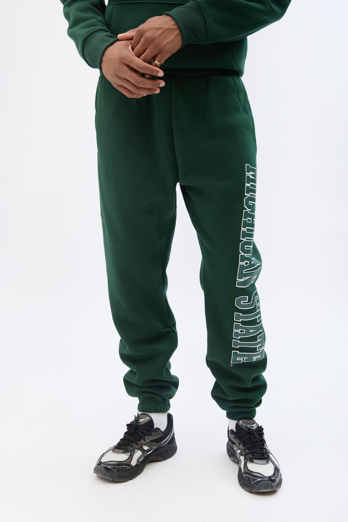 Mens Michigan State Sweatpant - Green /