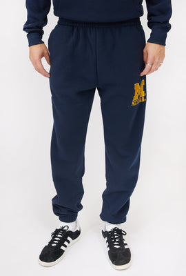 Jogger en molleton logo Michigan homme