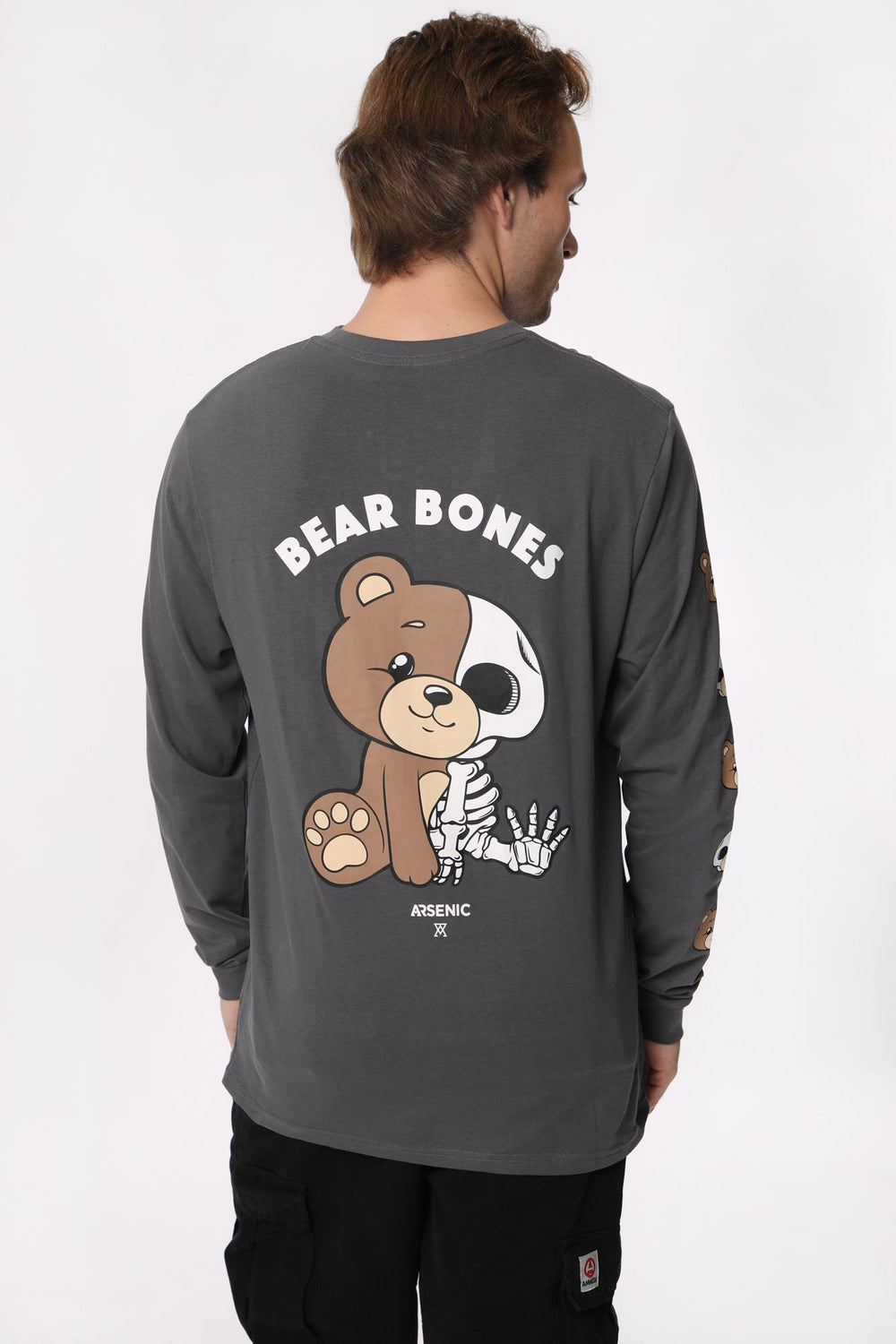 Haut à Manches Longues Bear Bones Arsenic Homme Haut à Manches Longues Bear Bones Arsenic Homme