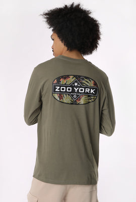 Zoo York Mens Tropical Logo Long Sleeve Top