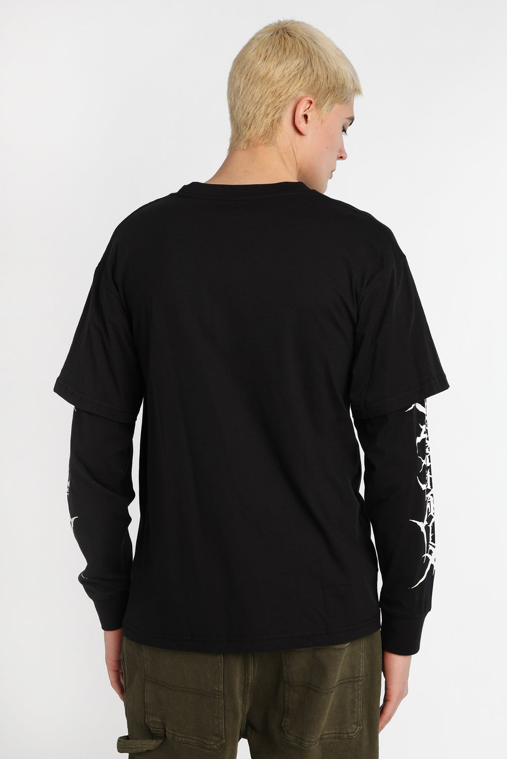 Arsenic Gothic Logo Long Sleeve 2-Fer Tee Arsenic Gothic Logo Long Sleeve 2-Fer Tee