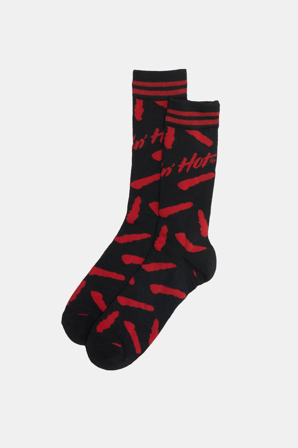 Mens Flamin' Hot Cheetos Crew Socks Mens Flamin' Hot Cheetos Crew Socks