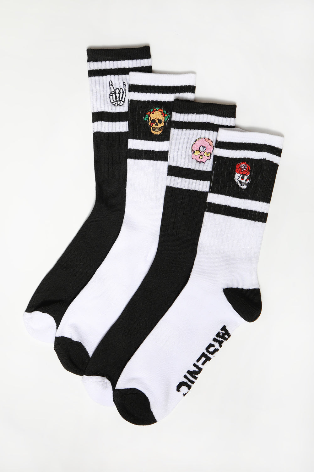 4 Paires de Chaussettes Brodées Arsenic Homme 4 Paires de Chaussettes Brodées Arsenic Homme