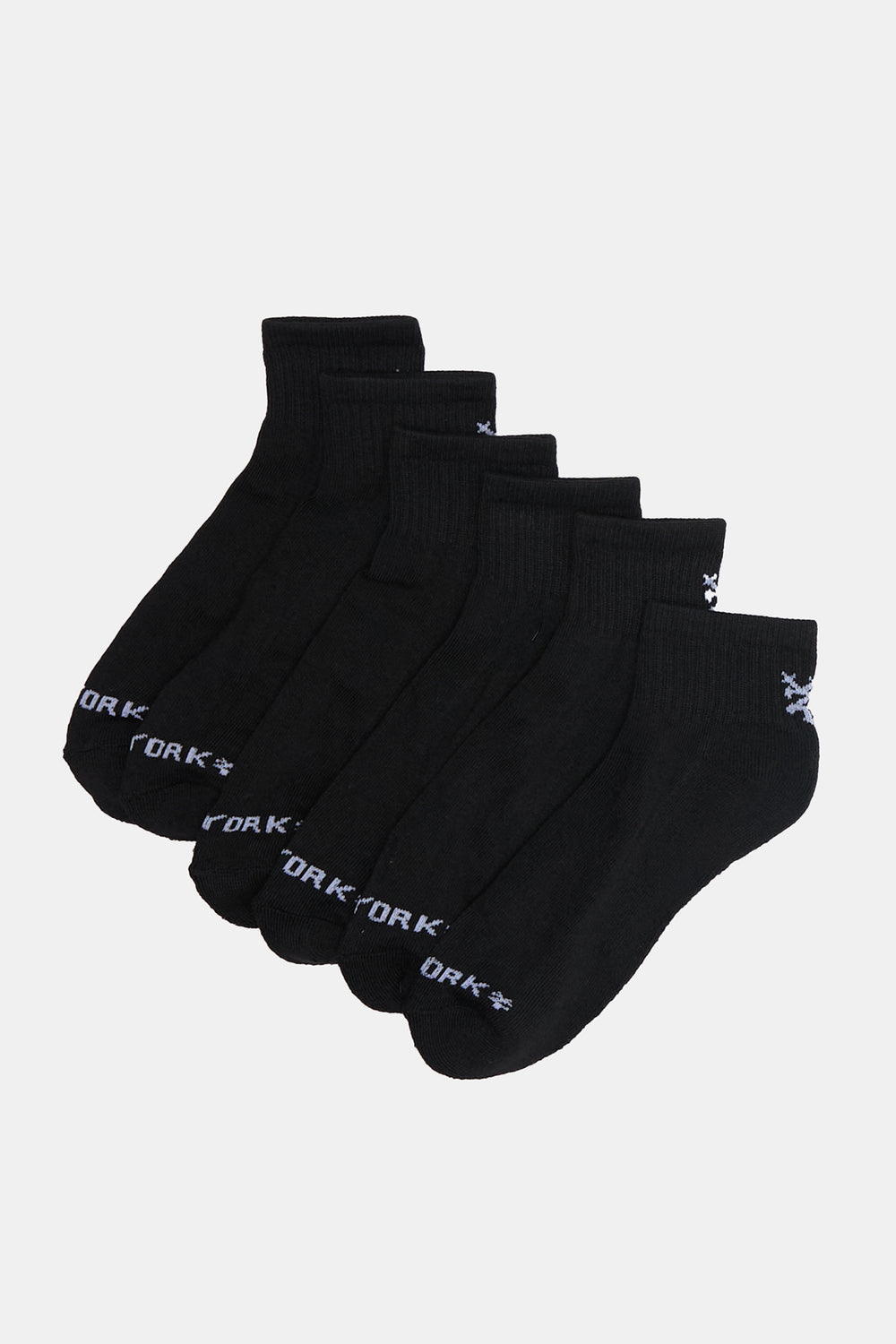 Zoo York Mens 6-Pack Athletic Ankle Socks Zoo York Mens 6-Pack Athletic Ankle Socks