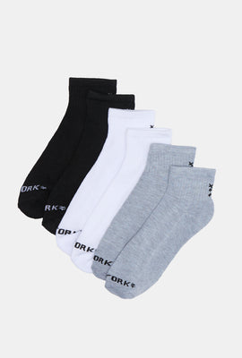 Zoo York Mens 6-Pack Athletic Ankle Socks