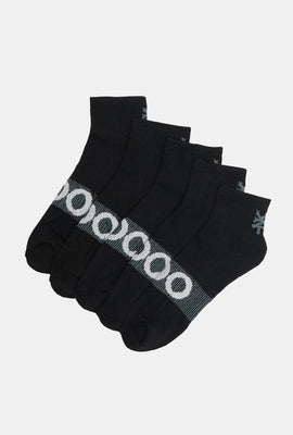 Zoo York Mens 5-Pack Athletic Ankle Socks